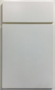 Modern White Slab Cabinet Door