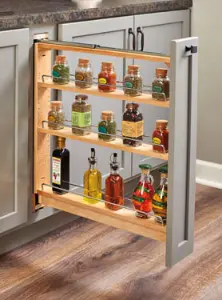 narrow spice rack
