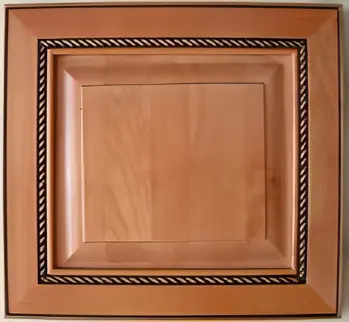 stained and glazed cabinet doors
