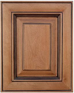 stained and glazed door